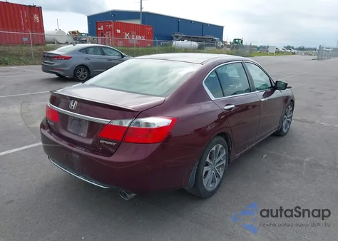 2013 Honda Accord Sport z USA, uszkodzony, nr VIN 1HGCR2F52DA235292